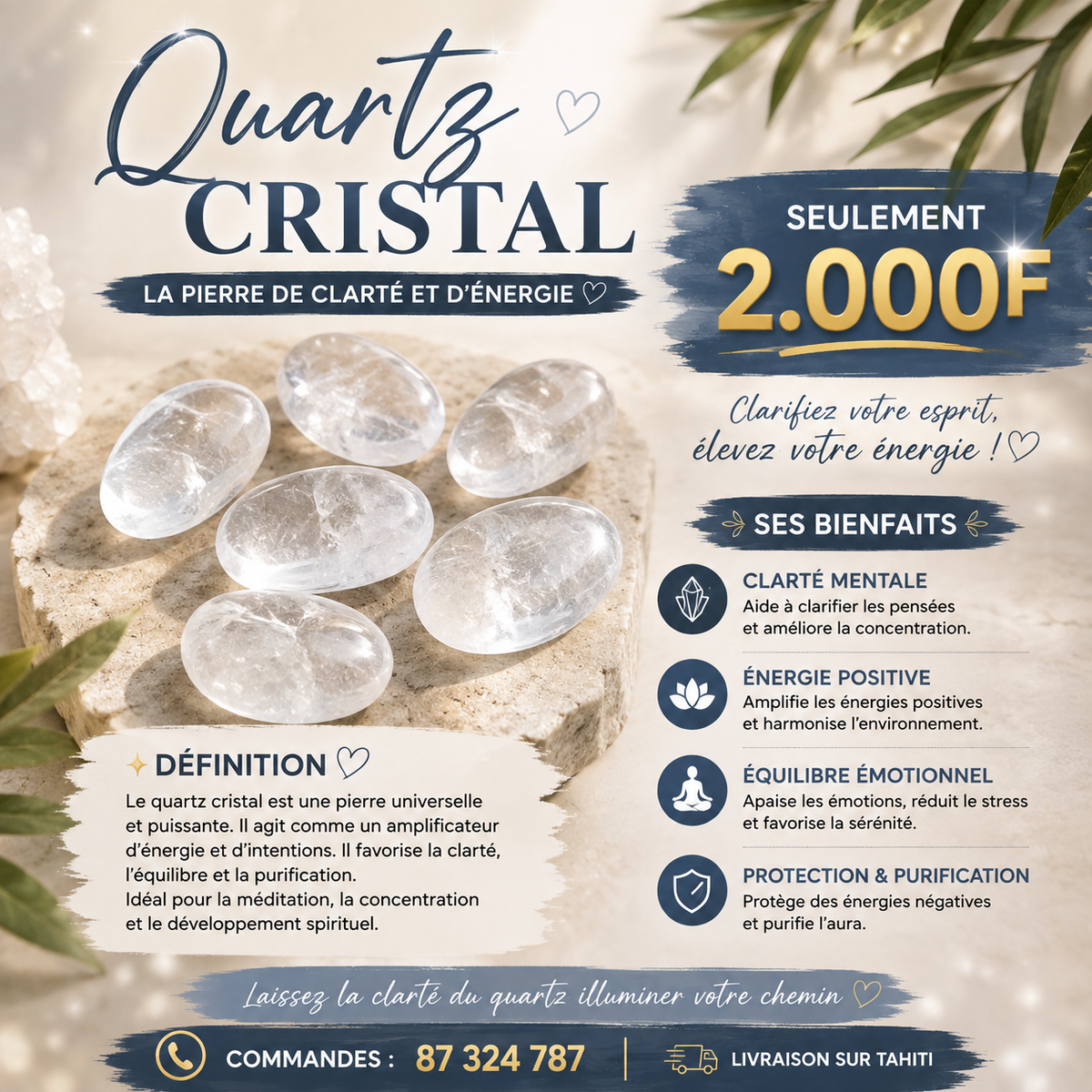 Quartz cristal