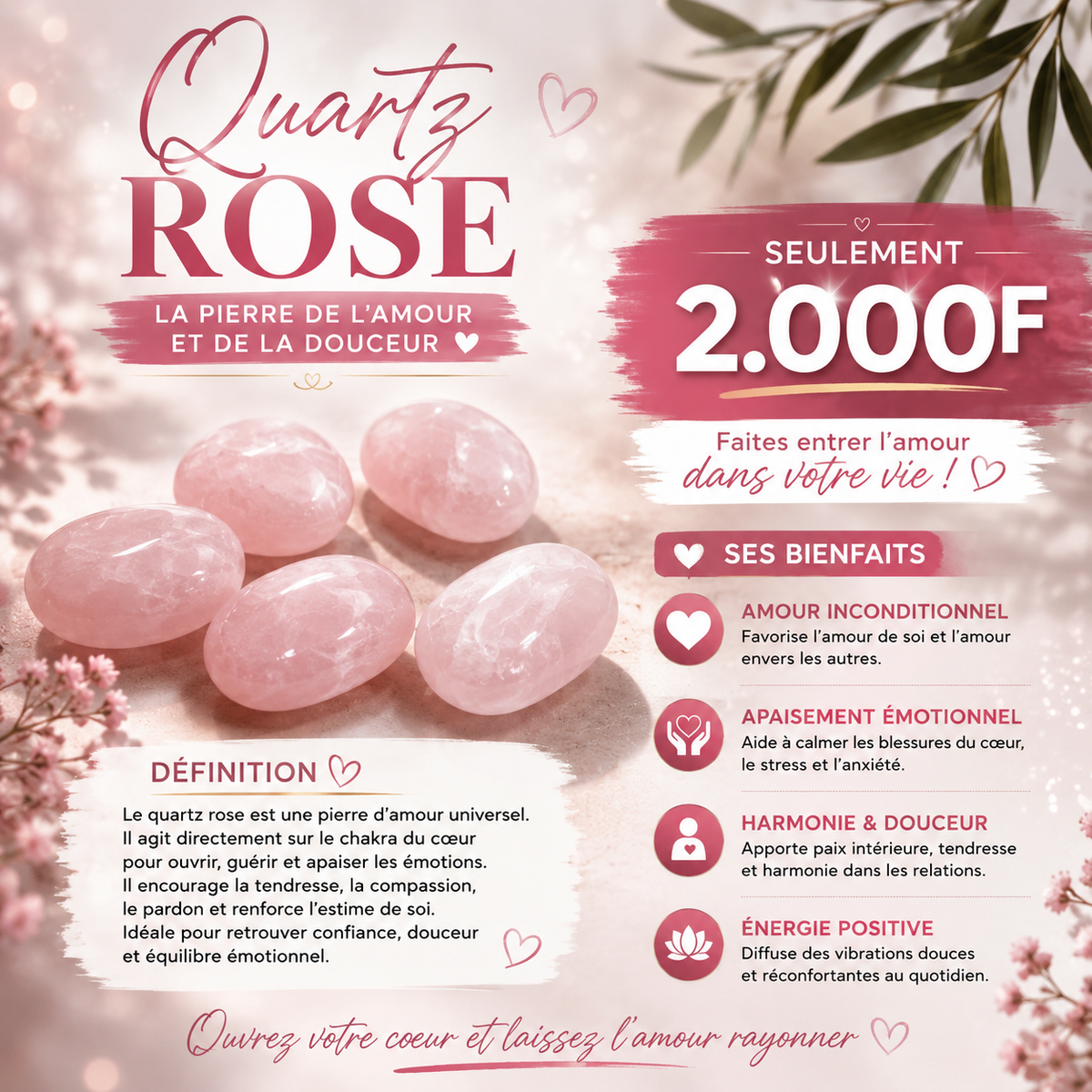 Quartz rose