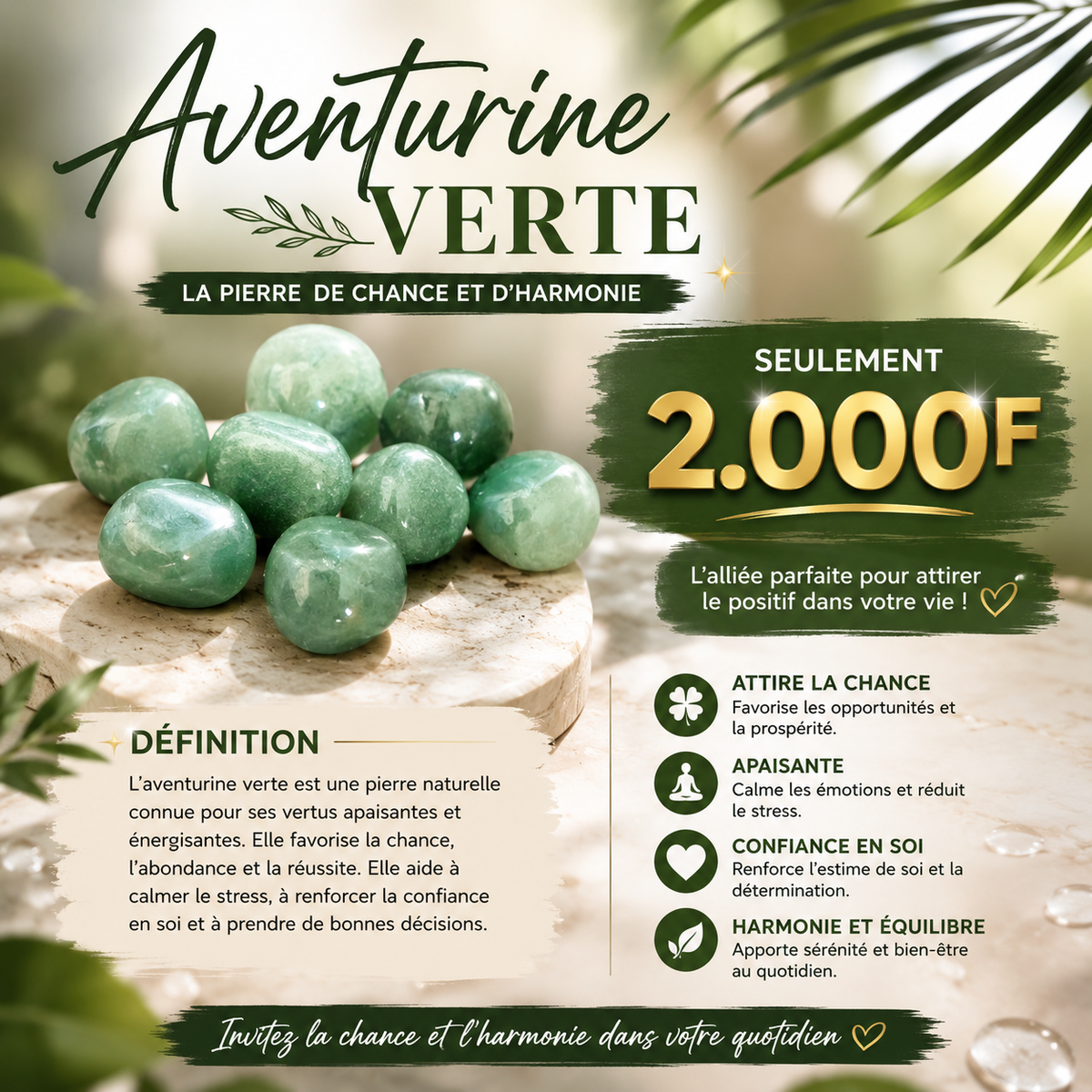 Aventurine verte